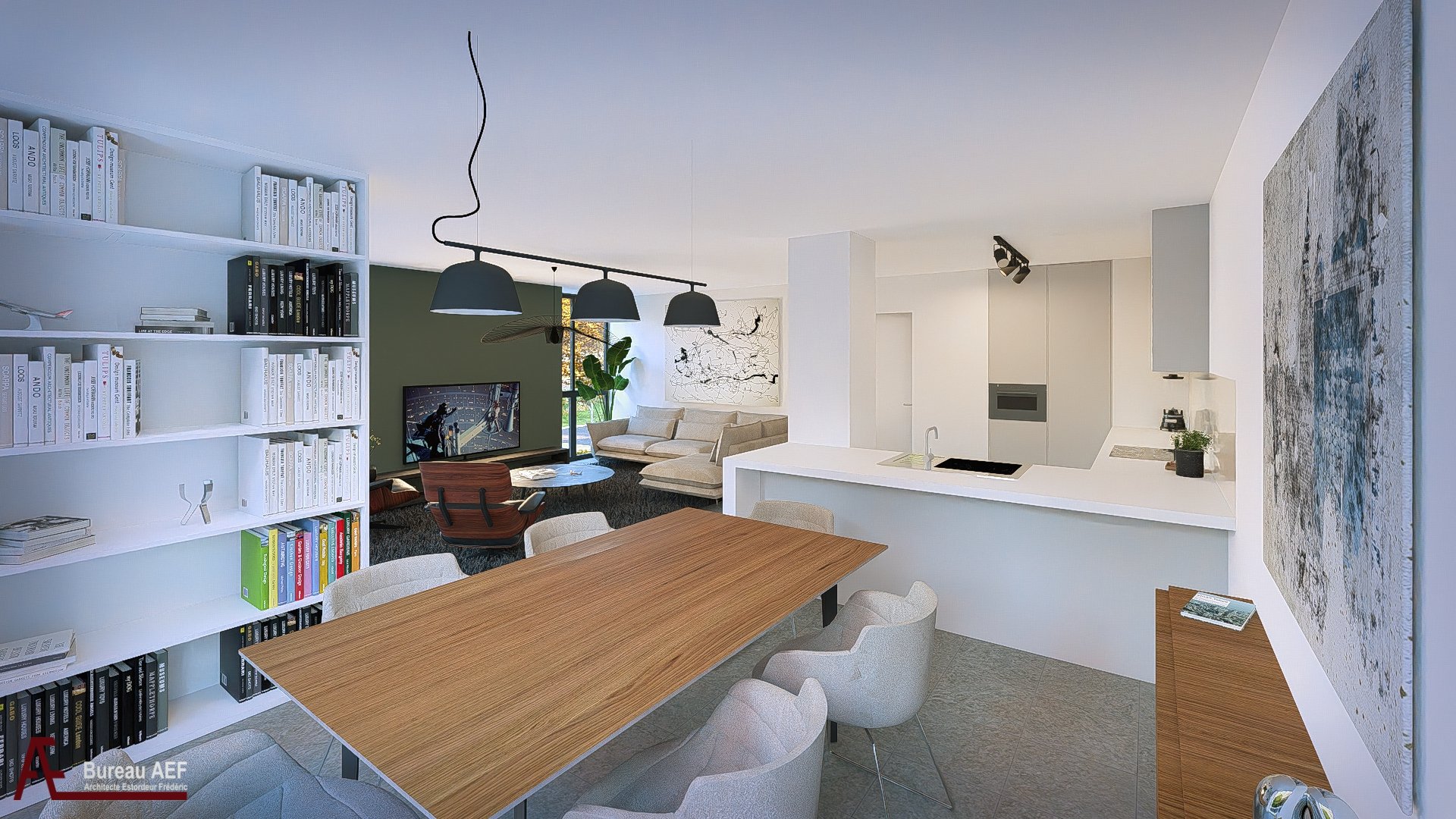 Cuisine équipée Arredo, modèle Cloé, finitions sobres